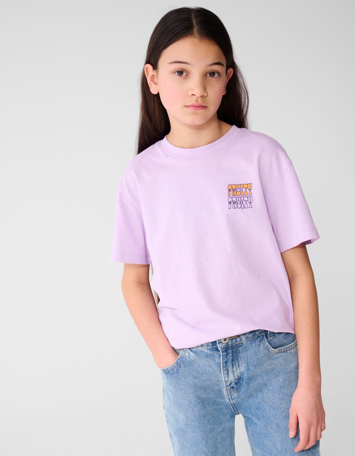 Fruity Artwork T-shirt Lichtpaars SHOEBY GIRLS