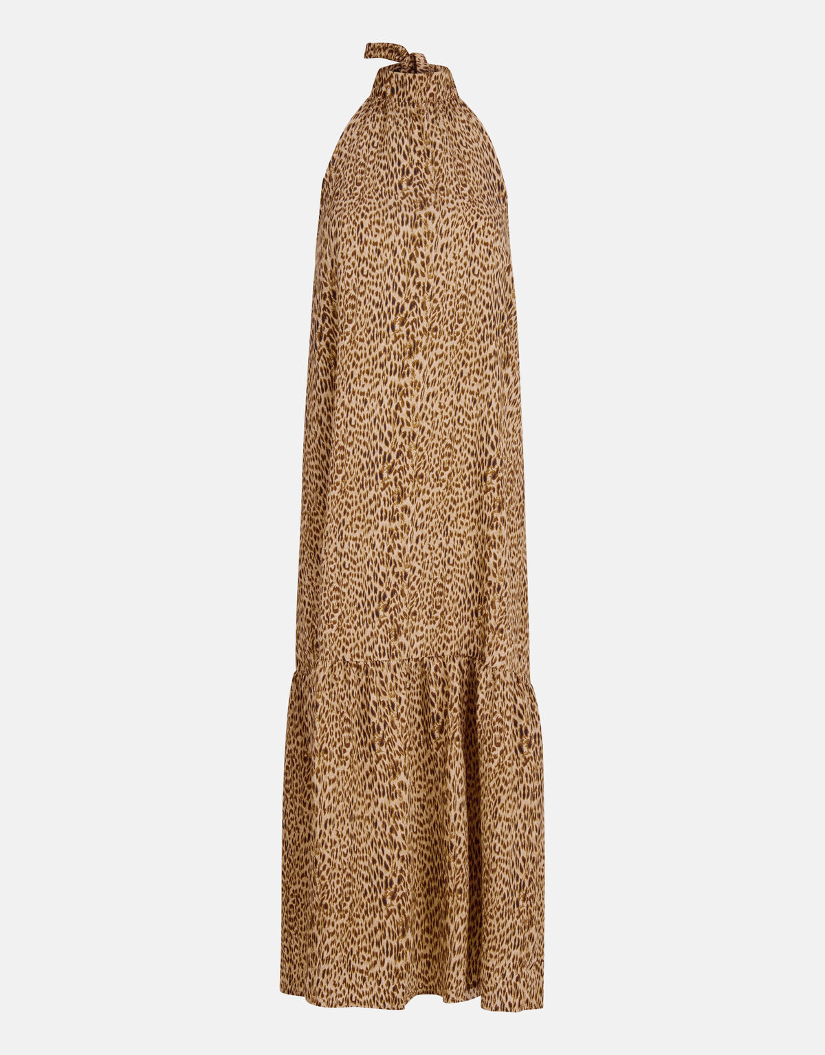 Leopard Halter Jurk Bruin SHOEBY WOMEN