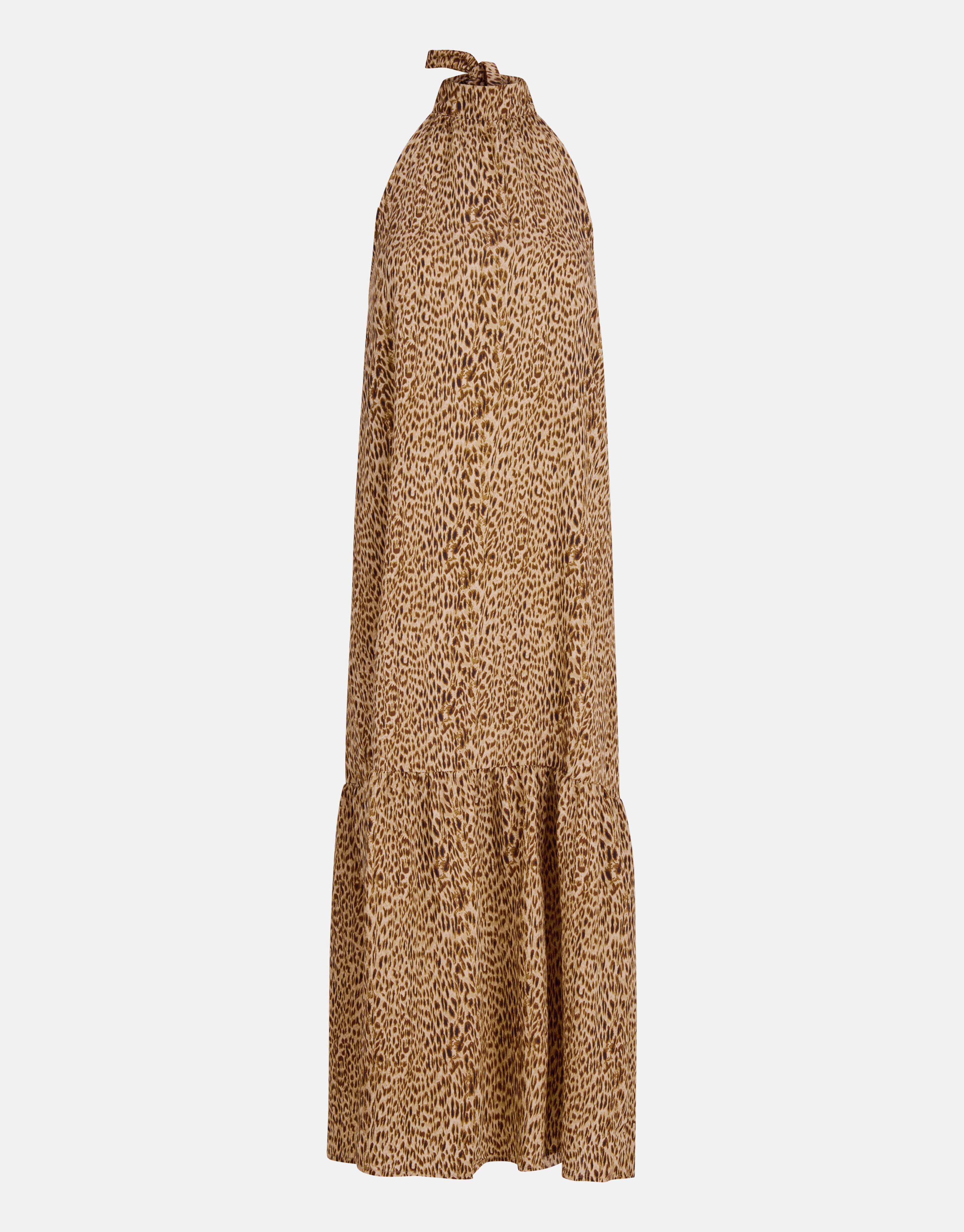 Leopard Halter Jurk Bruin SHOEBY WOMEN
