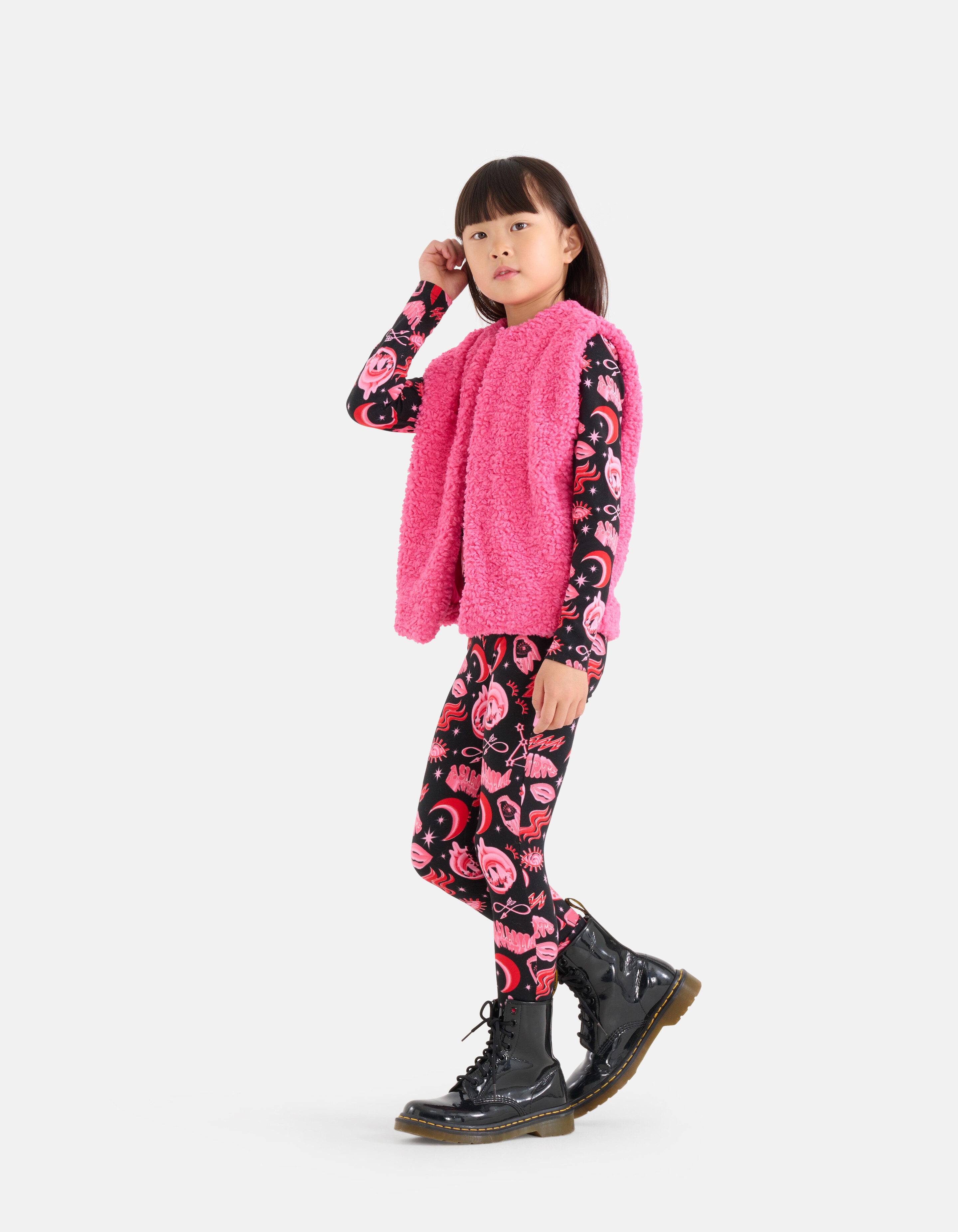 Teddy Gilet Roze SHOEBY GIRLS