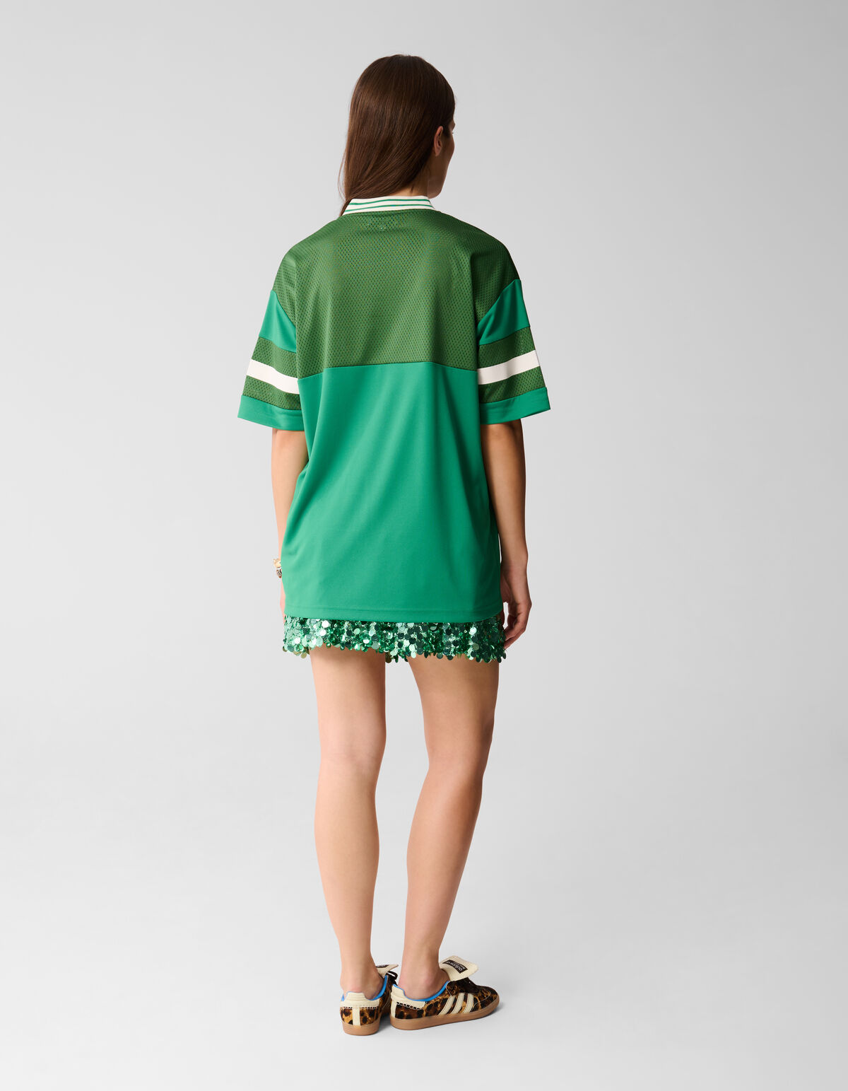 Oversized Baseball T-shirt Groen By Lizzy SHOEBY WOMEN