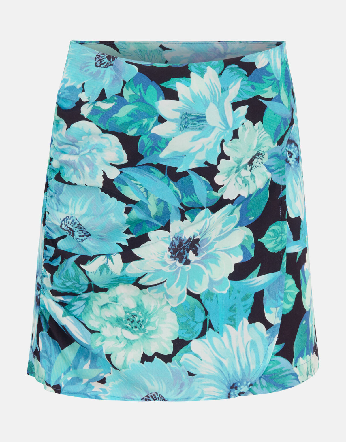 Bloemenprint Skort Blauw SHOEBY WOMEN