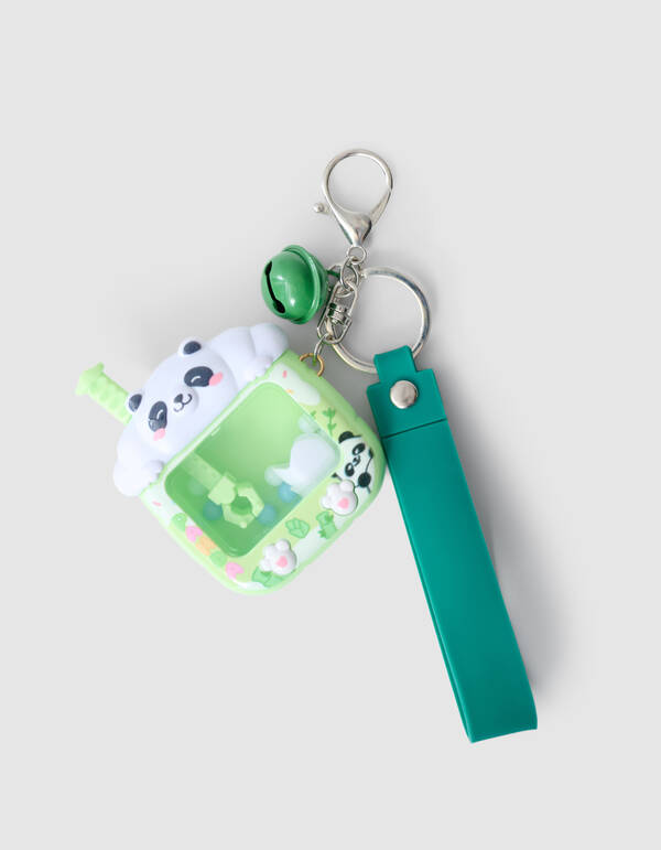 Panda Catch Sleutelhanger Groen SHOEBY ACCESSOIRES
