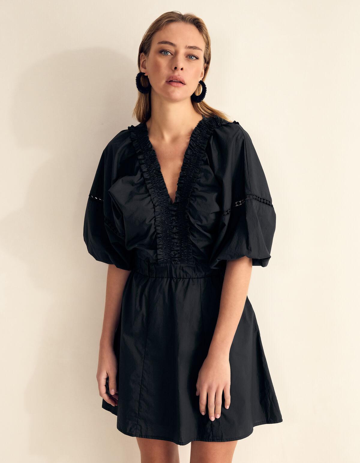 Lace Mini Jurk Zwart SHOEBY WOMEN