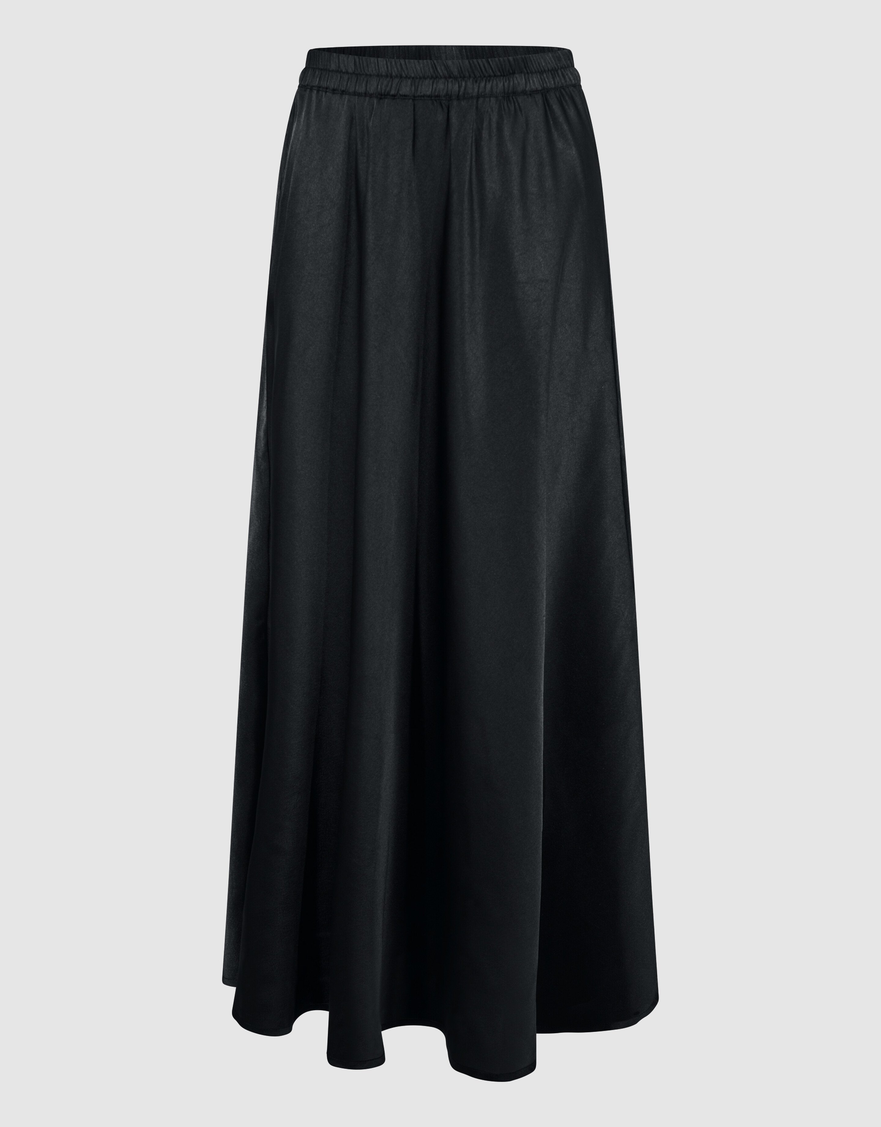 Satijnen Maxi Rok Zwart SHOEBY WOMEN