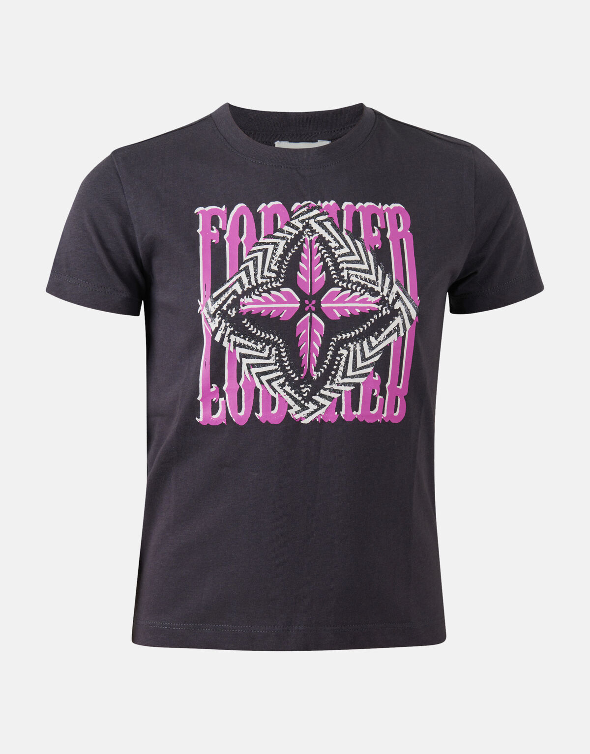 Artwork T-shirt Donkergrijs SHOEBY GIRLS