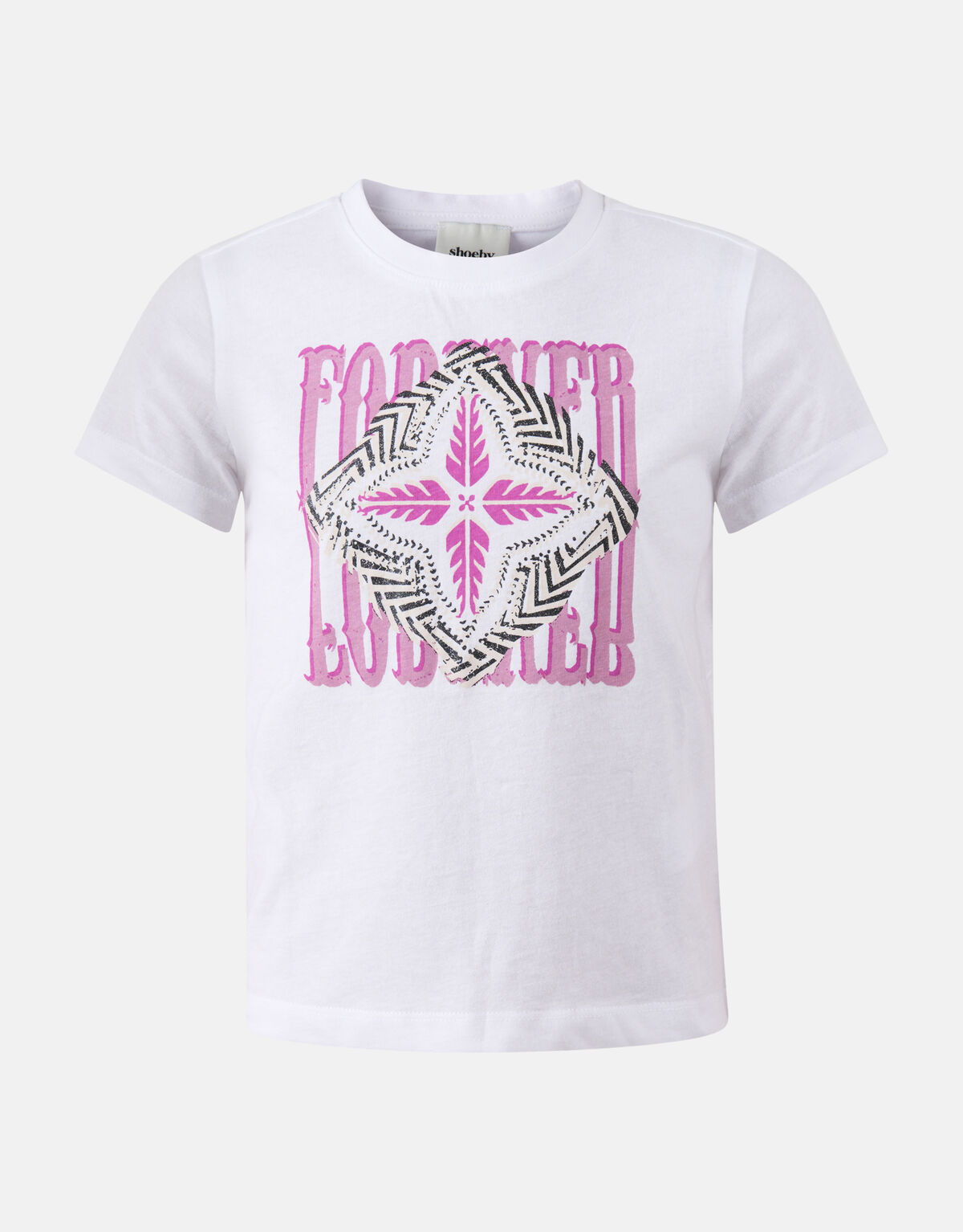 Artwork T-shirt Wit SHOEBY GIRLS