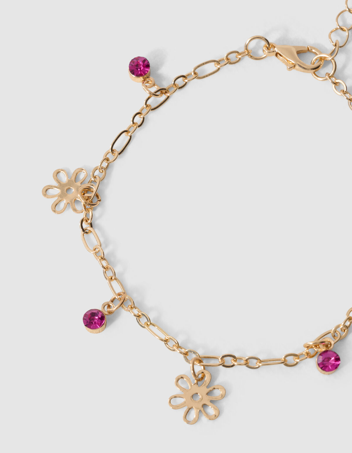 Flower Strass Armband Goud SHOEBY ACCESSOIRES