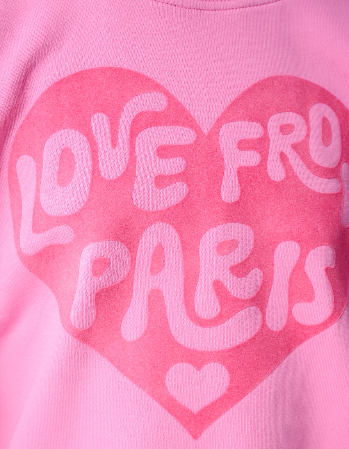 Love Artwork Sweater Roze SHOEBY GIRLS