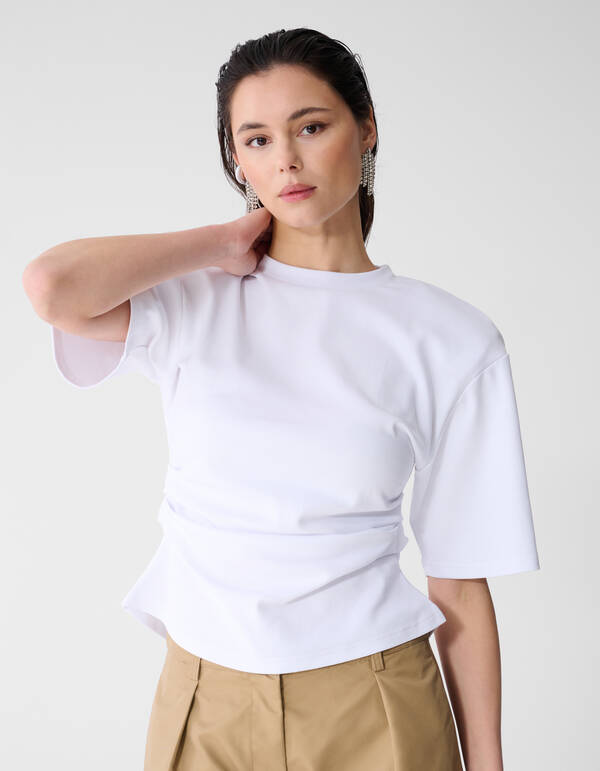 Waisted T-shirt Wit SHOEBY WOMEN