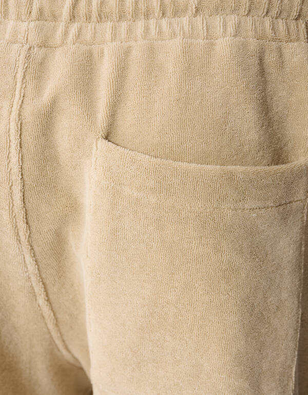 Towelling Relaxed Fit Short Beige SHOEBY BOYS