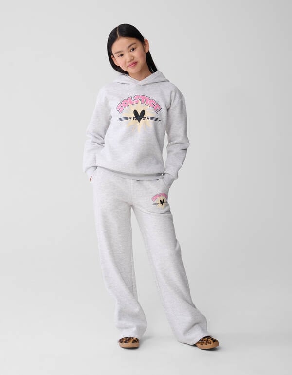 Solstice Artwork Hoodie Grijs SHOEBY GIRLS