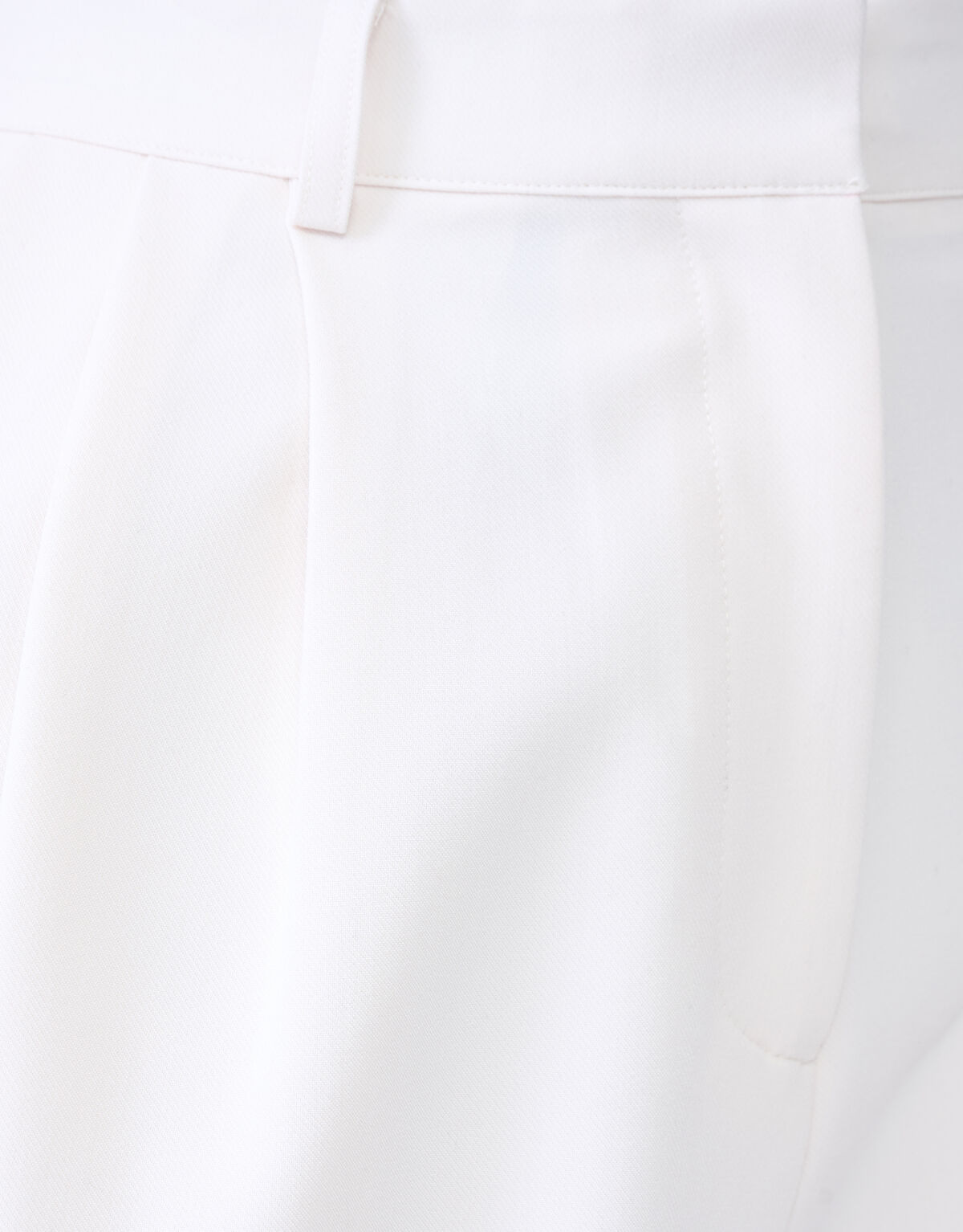 Wide Leg Broek Wit SHOEBY WOMEN