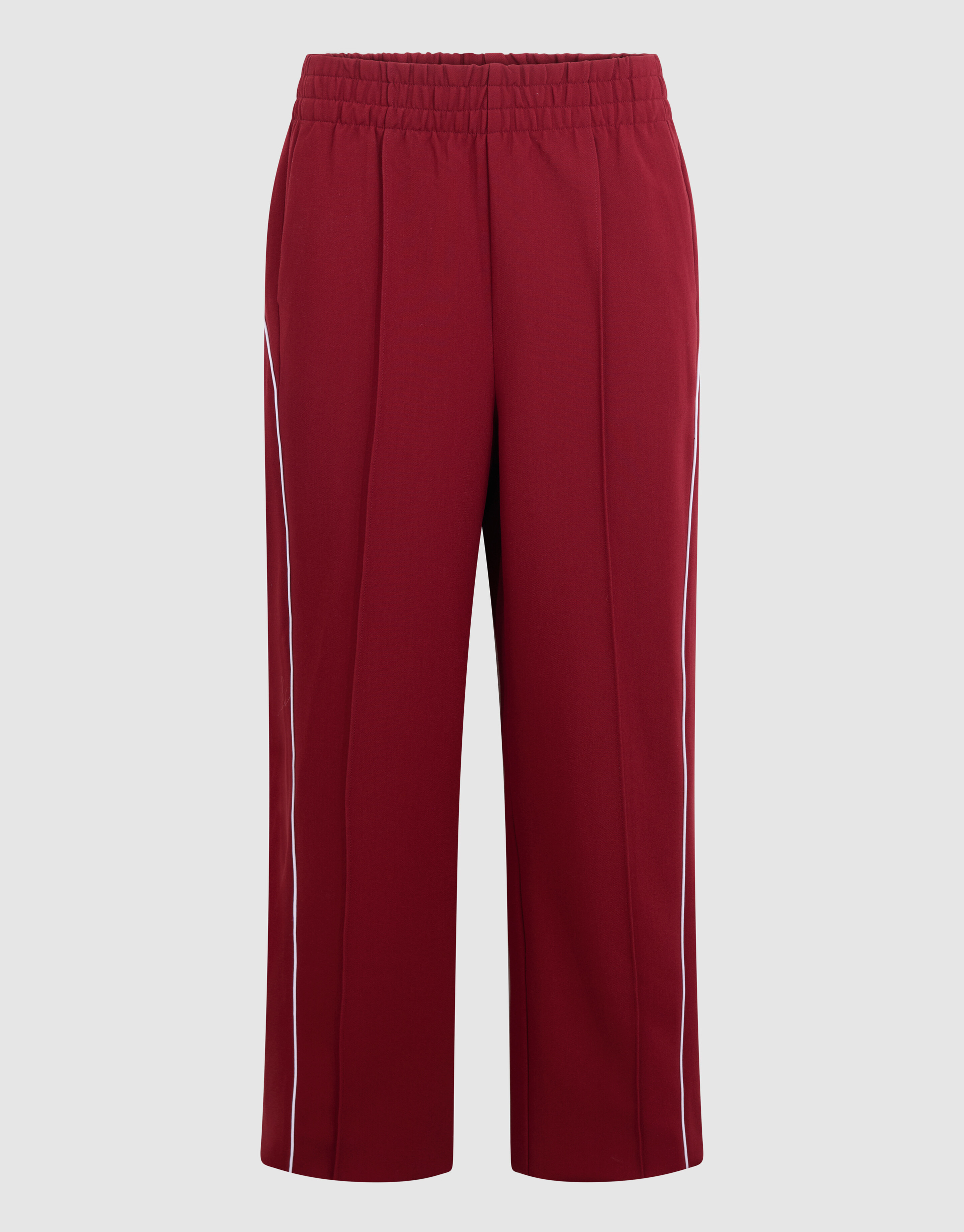 Sporty Wide Leg Broek Rood SHOEBY WOMEN