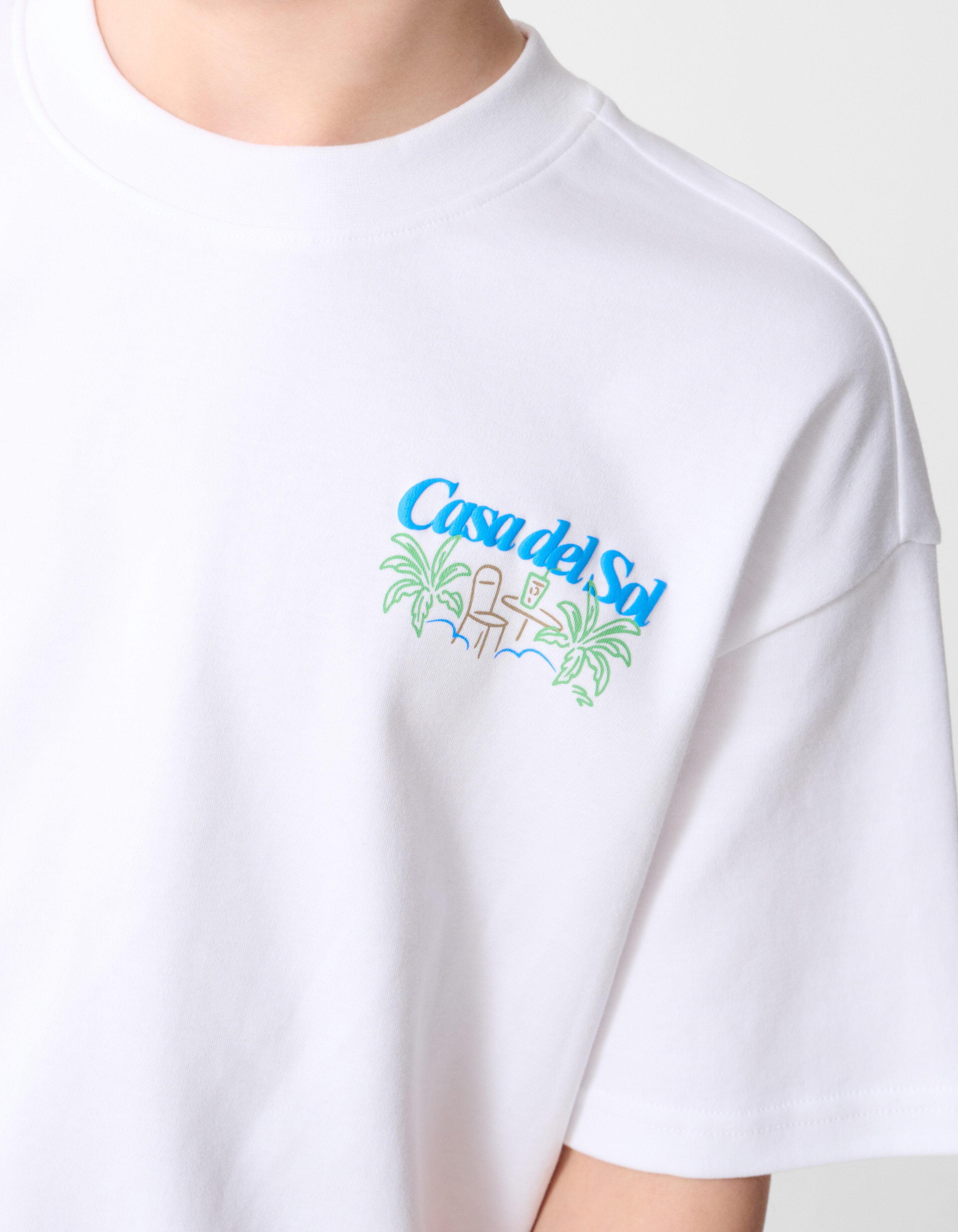 Casa Del Sol Artwork T-shirt Wit SHOEBY BOYS