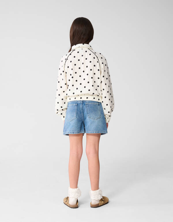 Denim Studs Short Blauw SHOEBY GIRLS