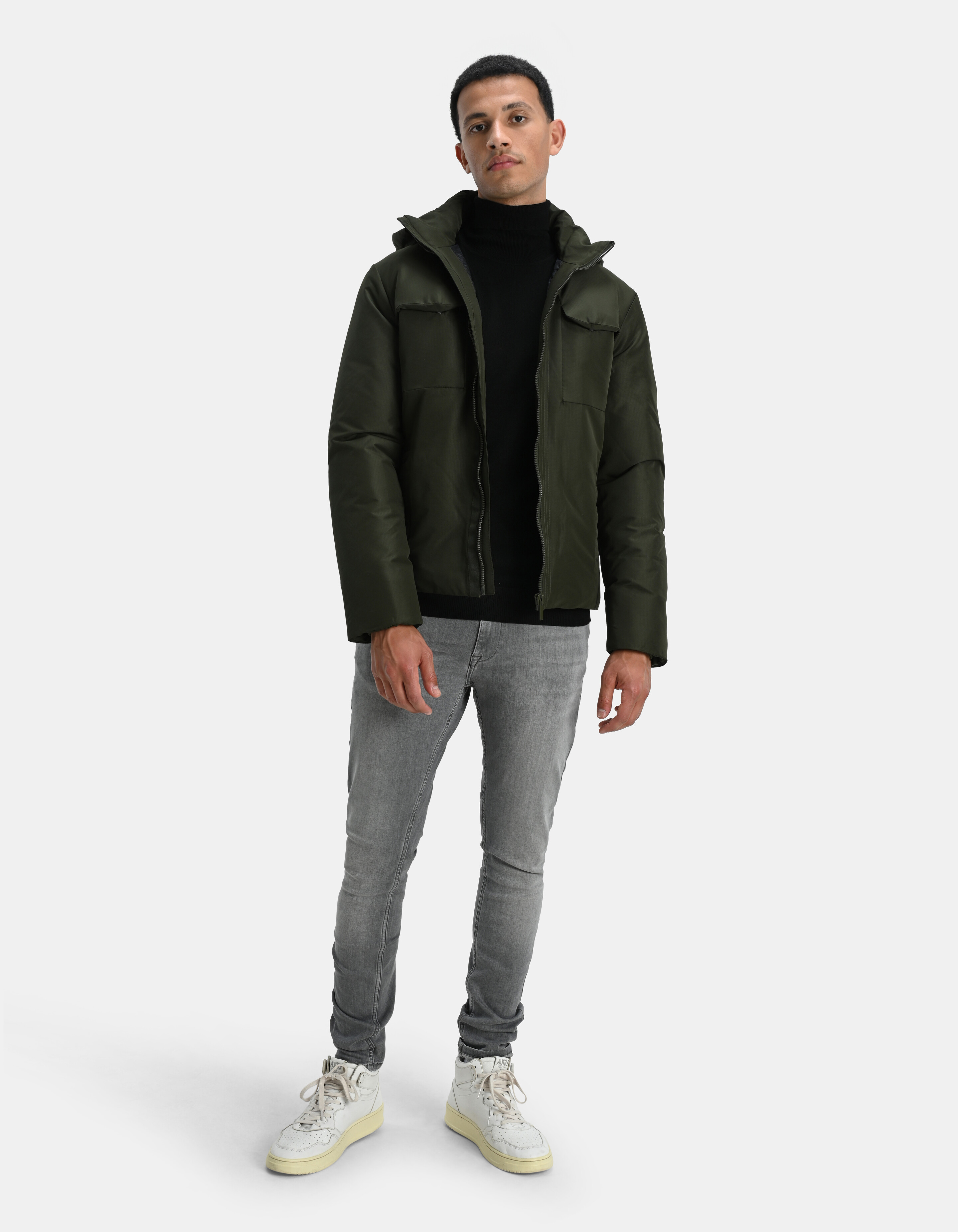 Tech Jas Donkergroen SHOEBY MEN