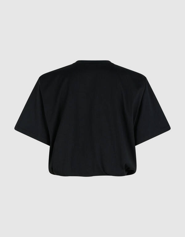 Oversized Balloon T-shirt Zwart SHOEBY WOMEN