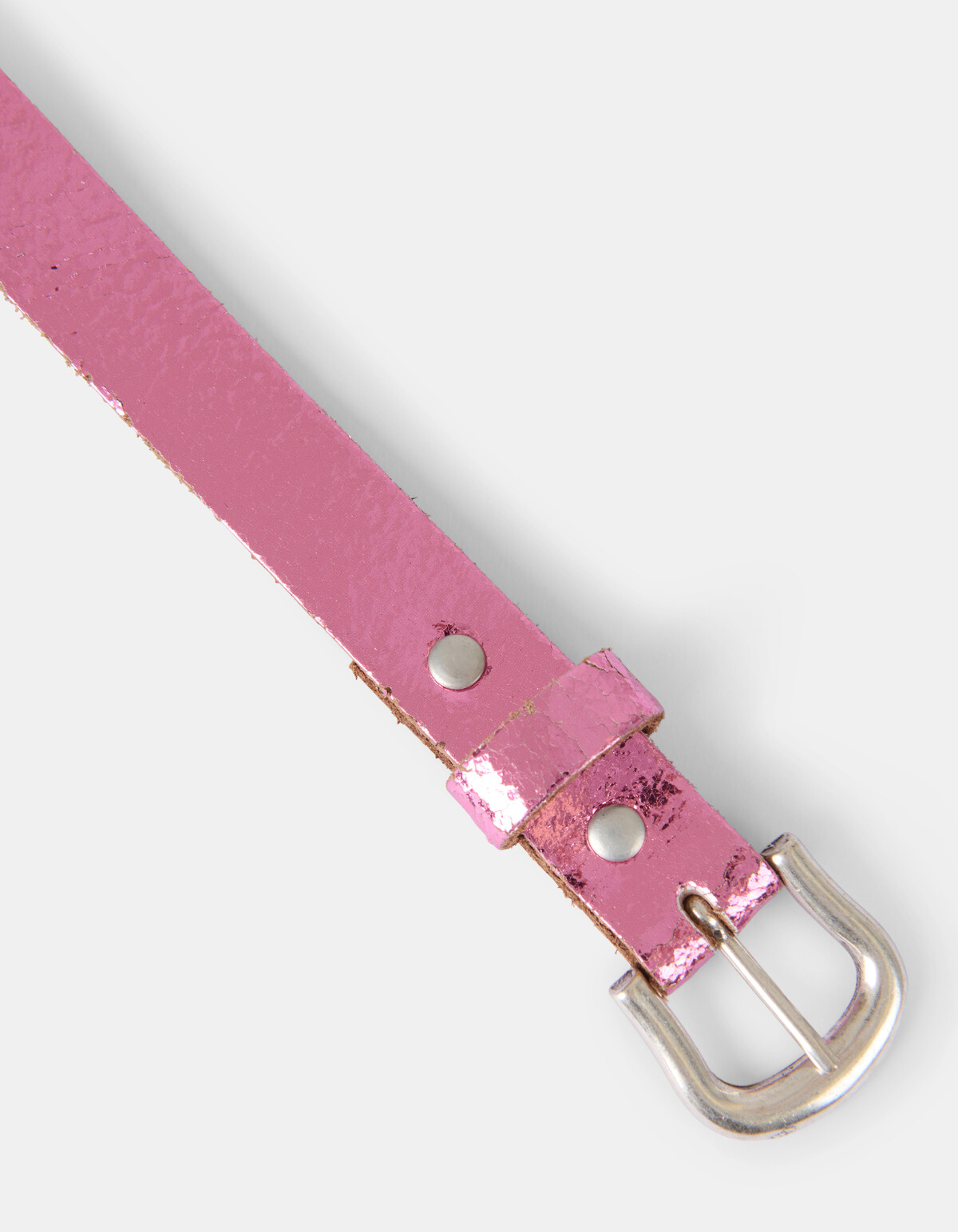 Pink Metallic Riem SHOEBY ACCESSOIRES