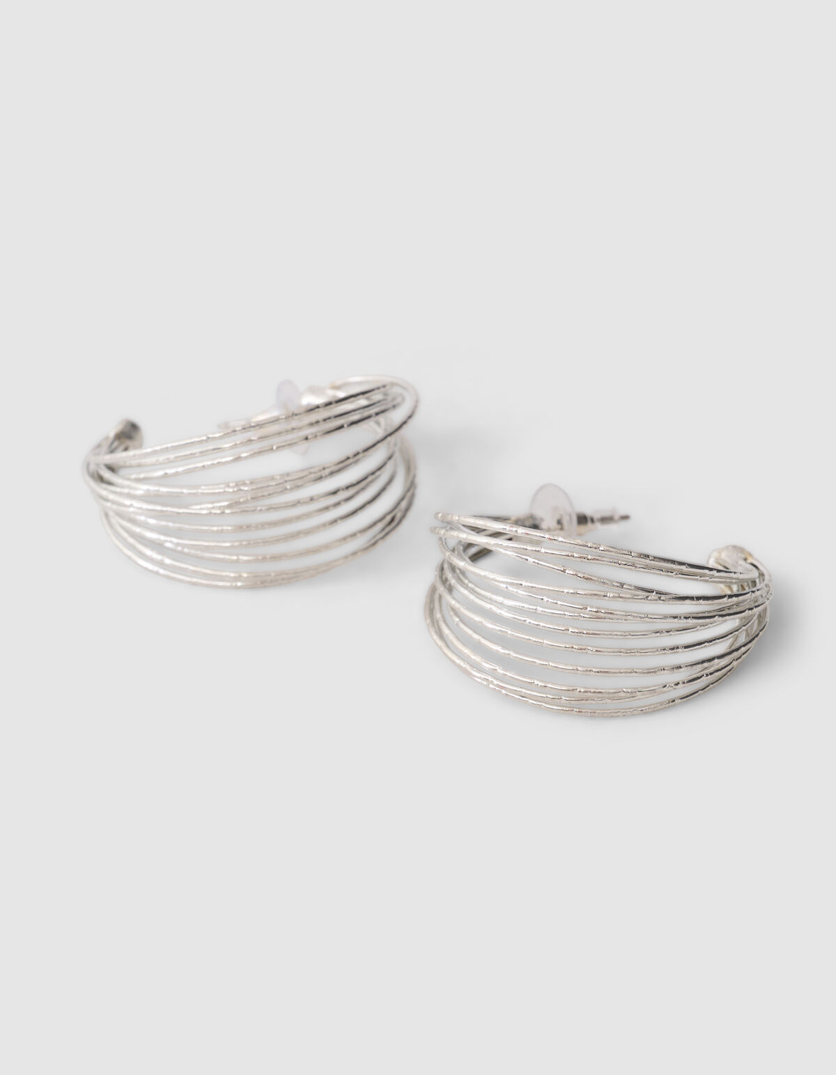 Multi Hoop Oorbellen Zilver SHOEBY ACCESSOIRES