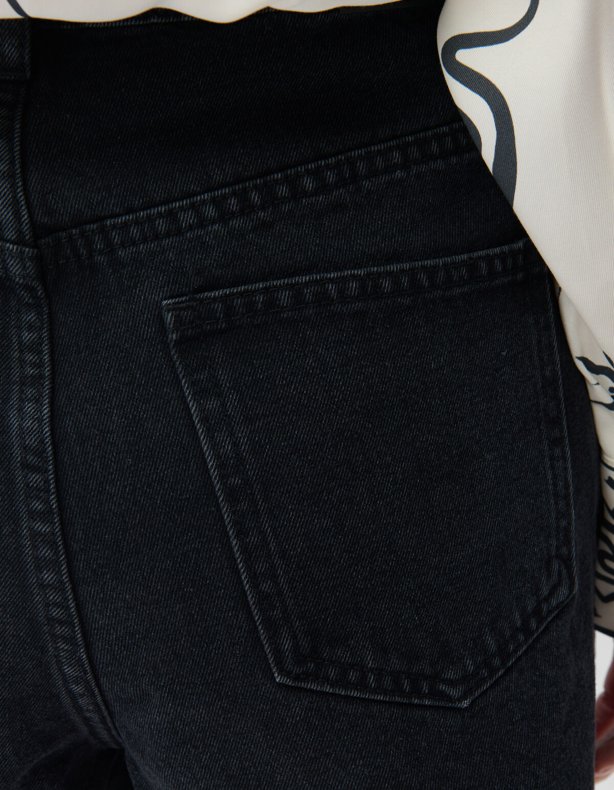 Denim Short Zwart SHOEBY WOMEN