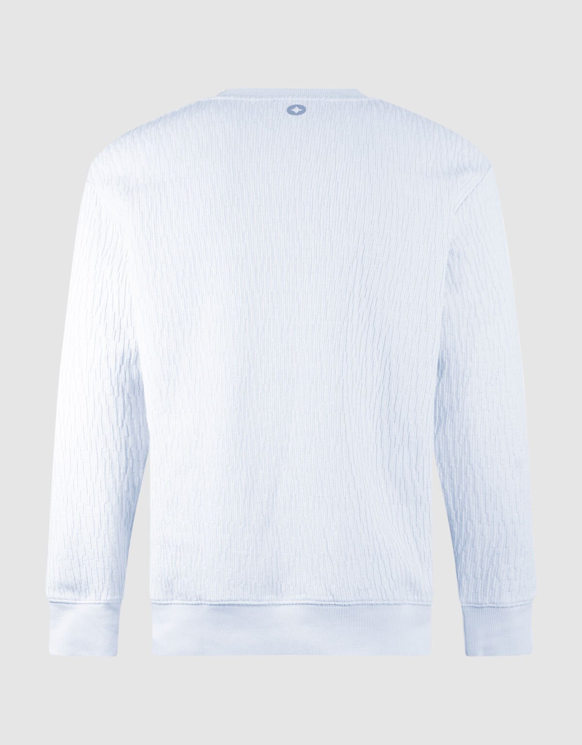 Structuur Sweater Lichtblauw SHOEBY MEN