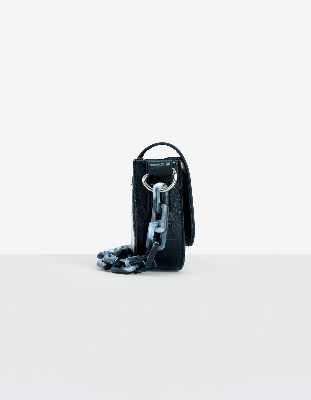 Black Croco Tas ACCESSOIRES SHOEBY