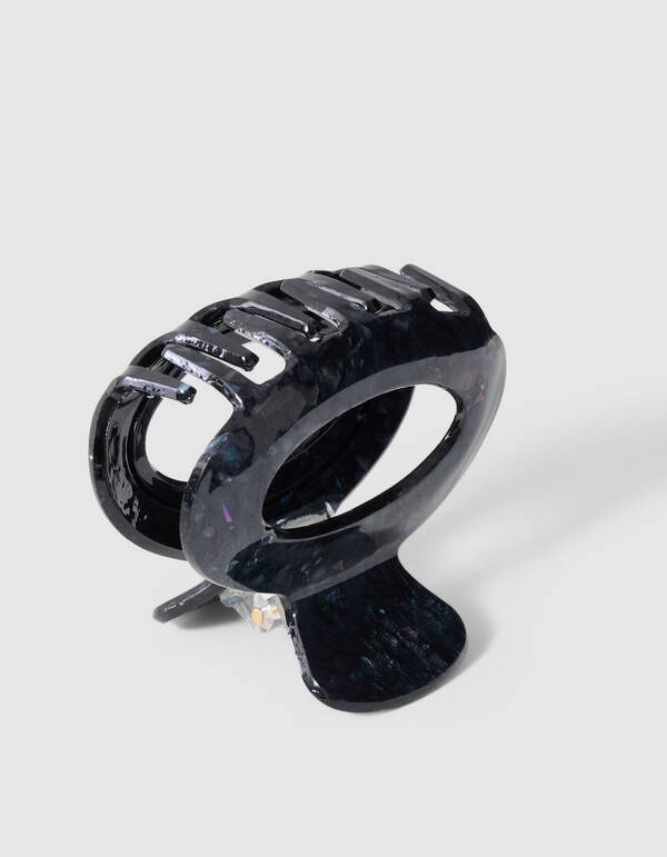 Bulky Haarklem Donkerblauw SHOEBY ACCESSOIRES