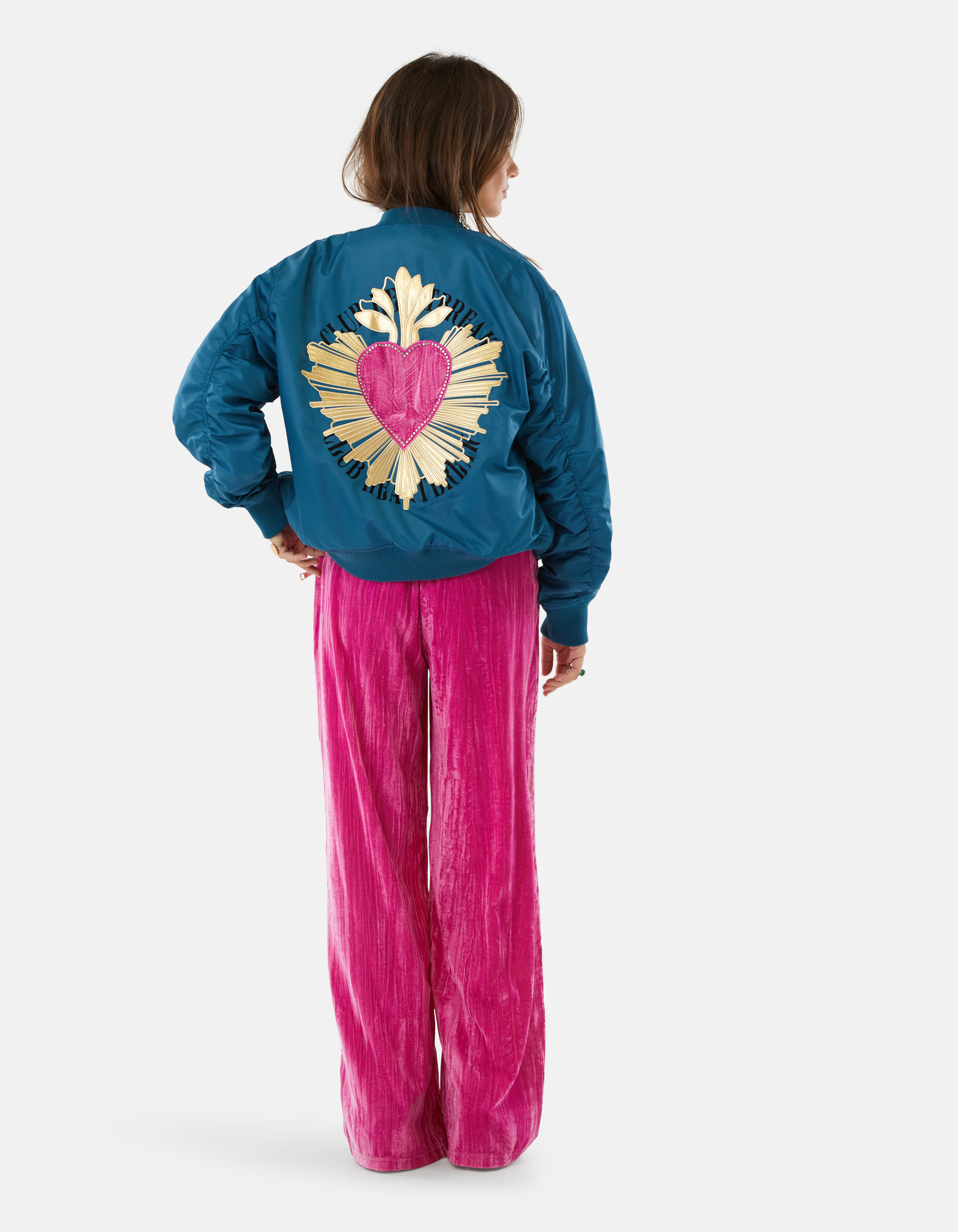 Artwork Bomber Blauw By Lizzy SHOEBY WOMEN