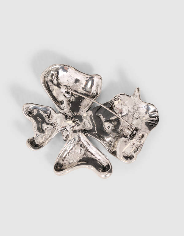 Flower Broche Zilver SHOEBY ACCESSOIRES