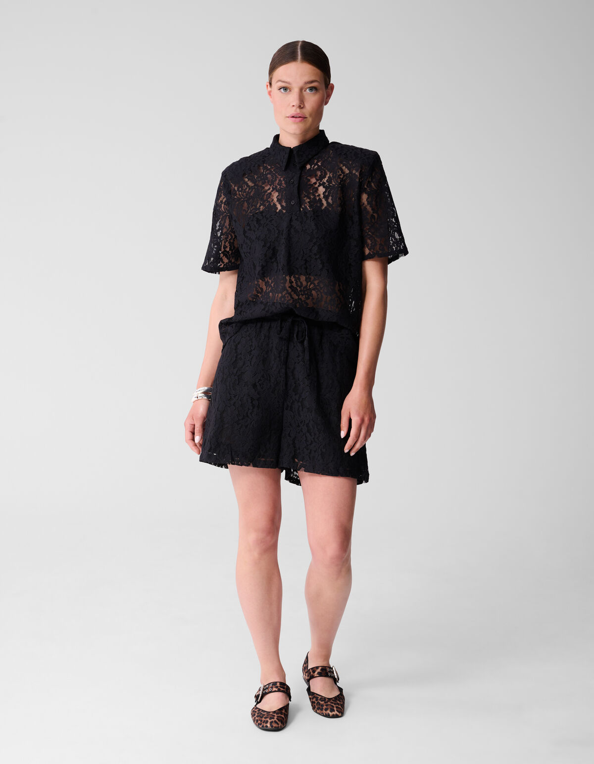 Kanten Blouse Zwart SHOEBY WOMEN
