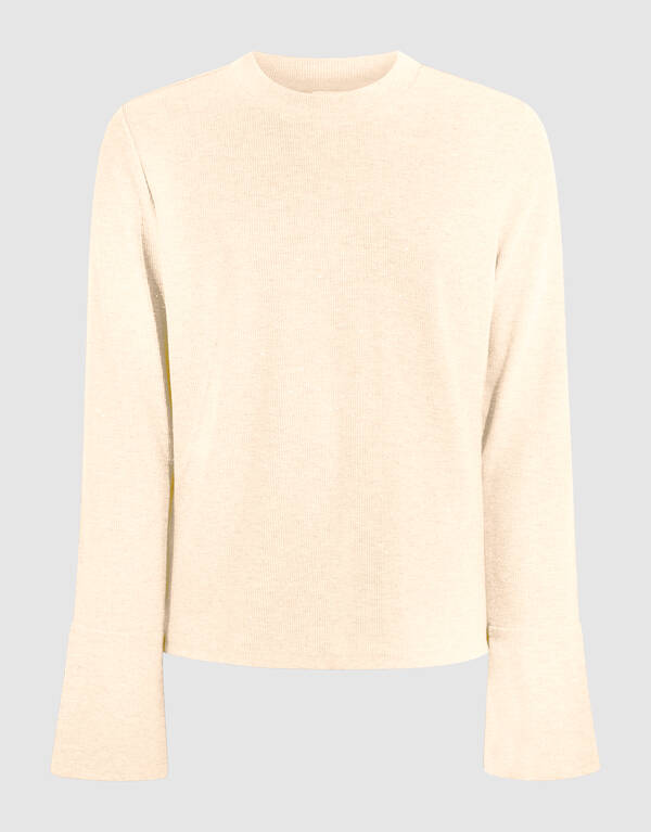 Strass Top Gebroken Wit SHOEBY GIRLS