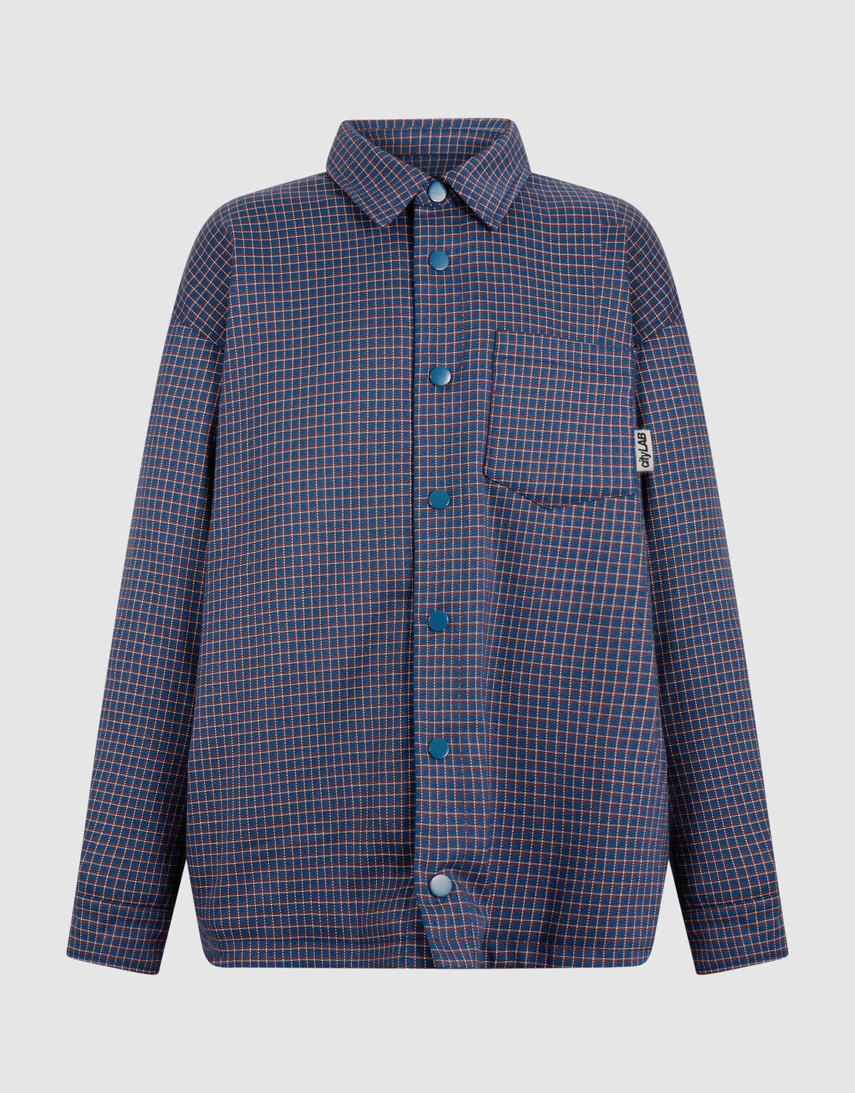 Oversized Padded Overshirt Donkerblauw SHOEBY BOYS