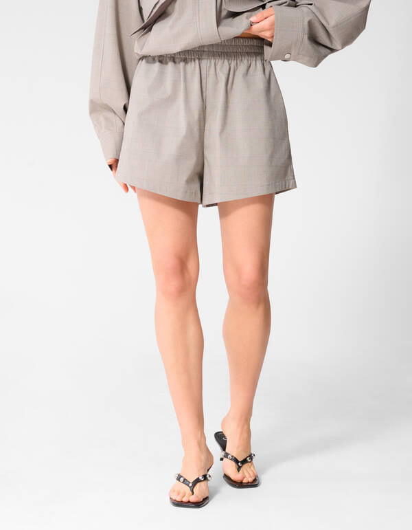 Ruiten Short Lichtgrijs SHOEBY WOMEN