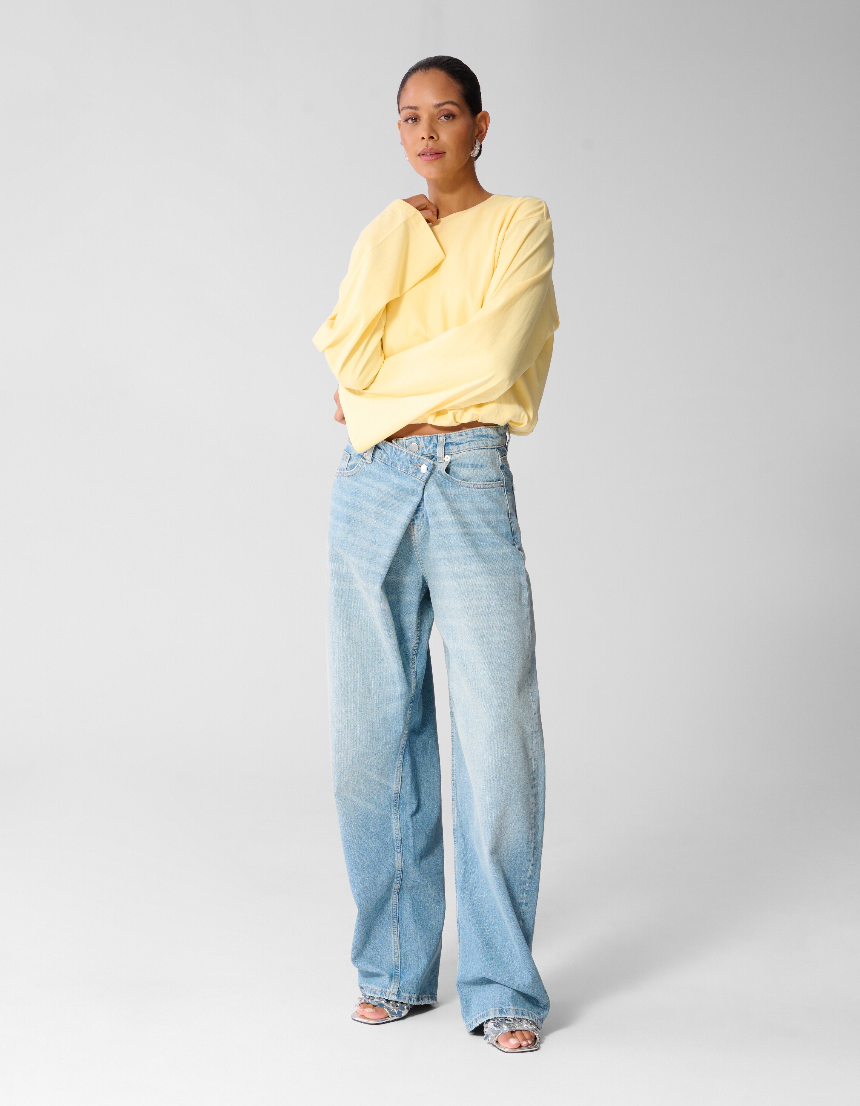 Balloon Longsleeve Geel SHOEBY WOMEN