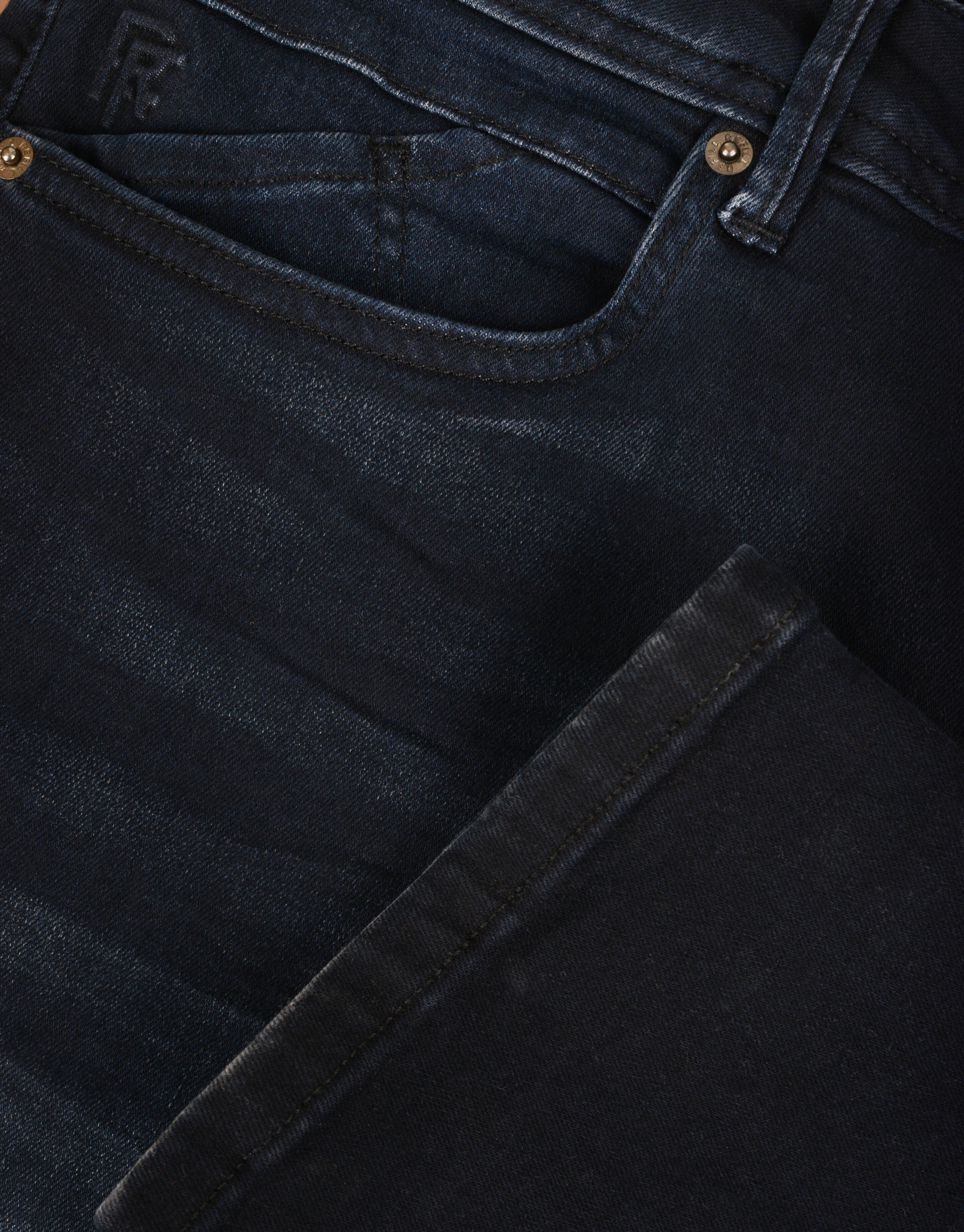 Lewis Straight Blue/Black Jeans L34 Refill