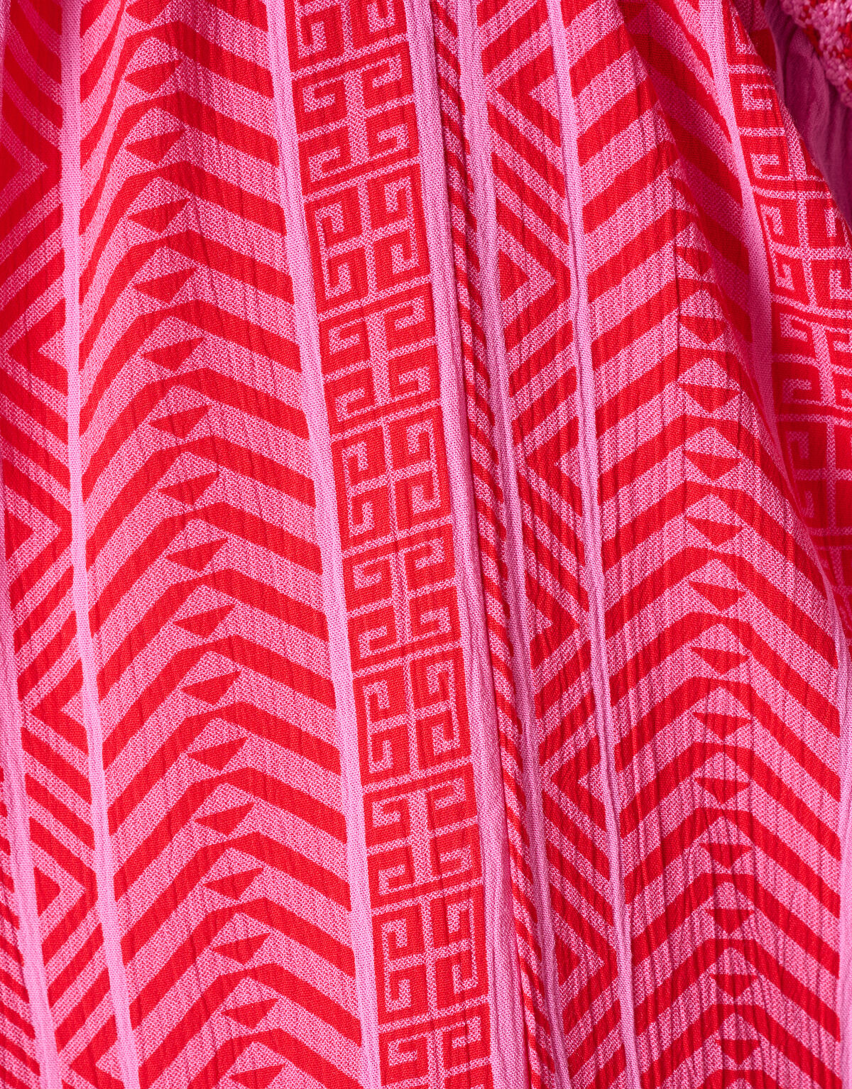 Crinkle Crochet Maxi Jurk Roze SHOEBY WOMEN