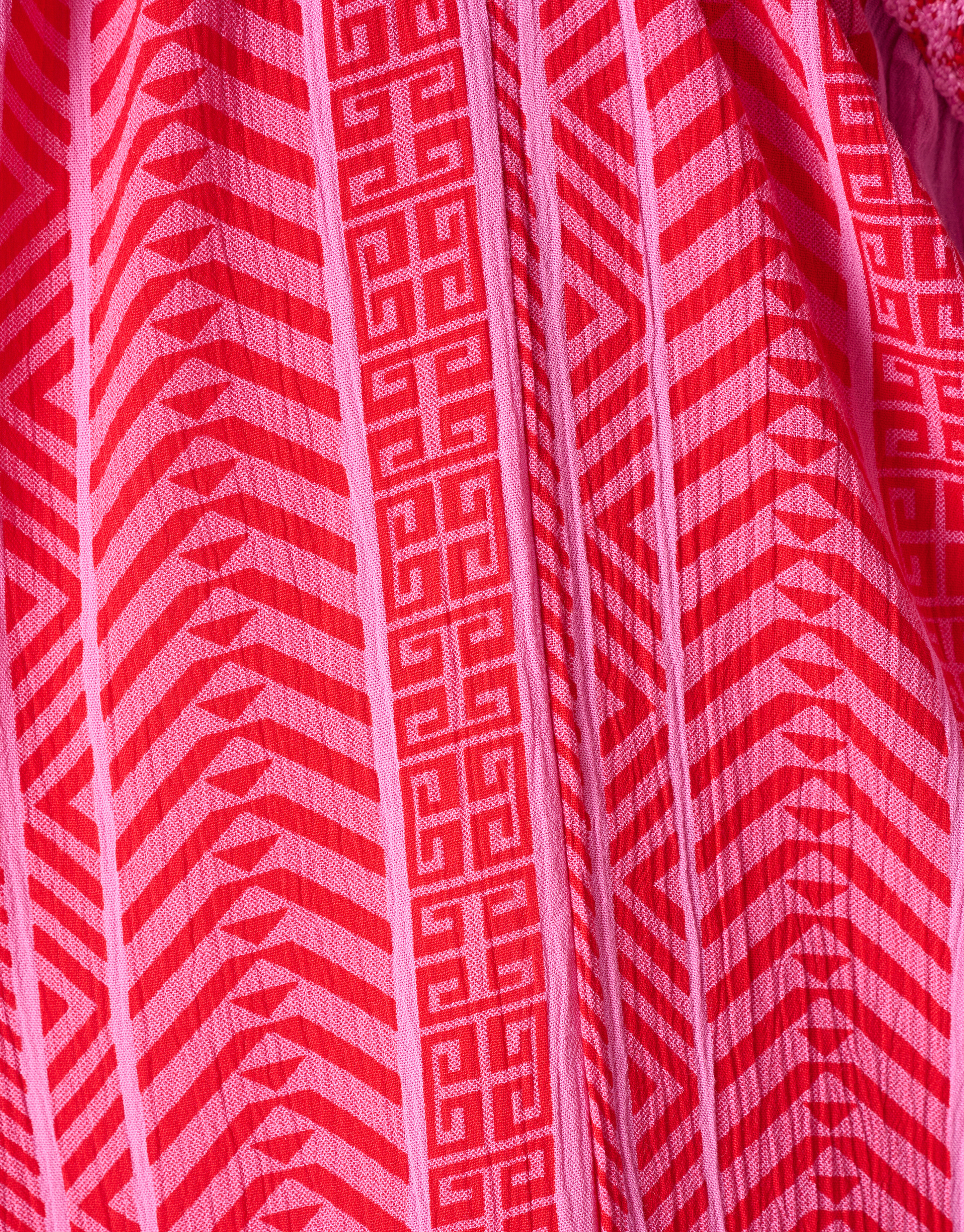 Crinkle Crochet Maxi Jurk Roze SHOEBY WOMEN