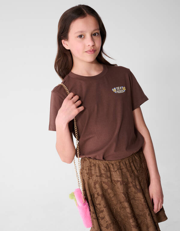 Progress Artwork T-shirt Bruin SHOEBY GIRLS