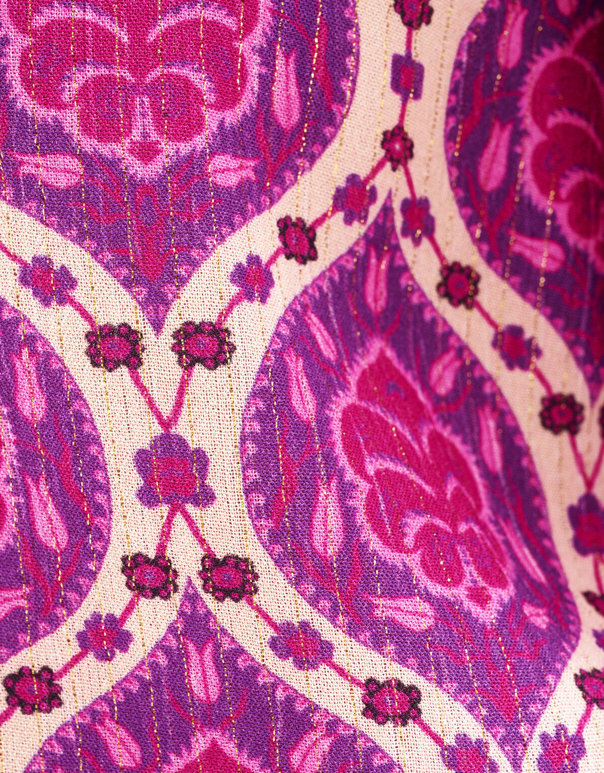 Grafische Lurex Top Paars SHOEBY WOMEN