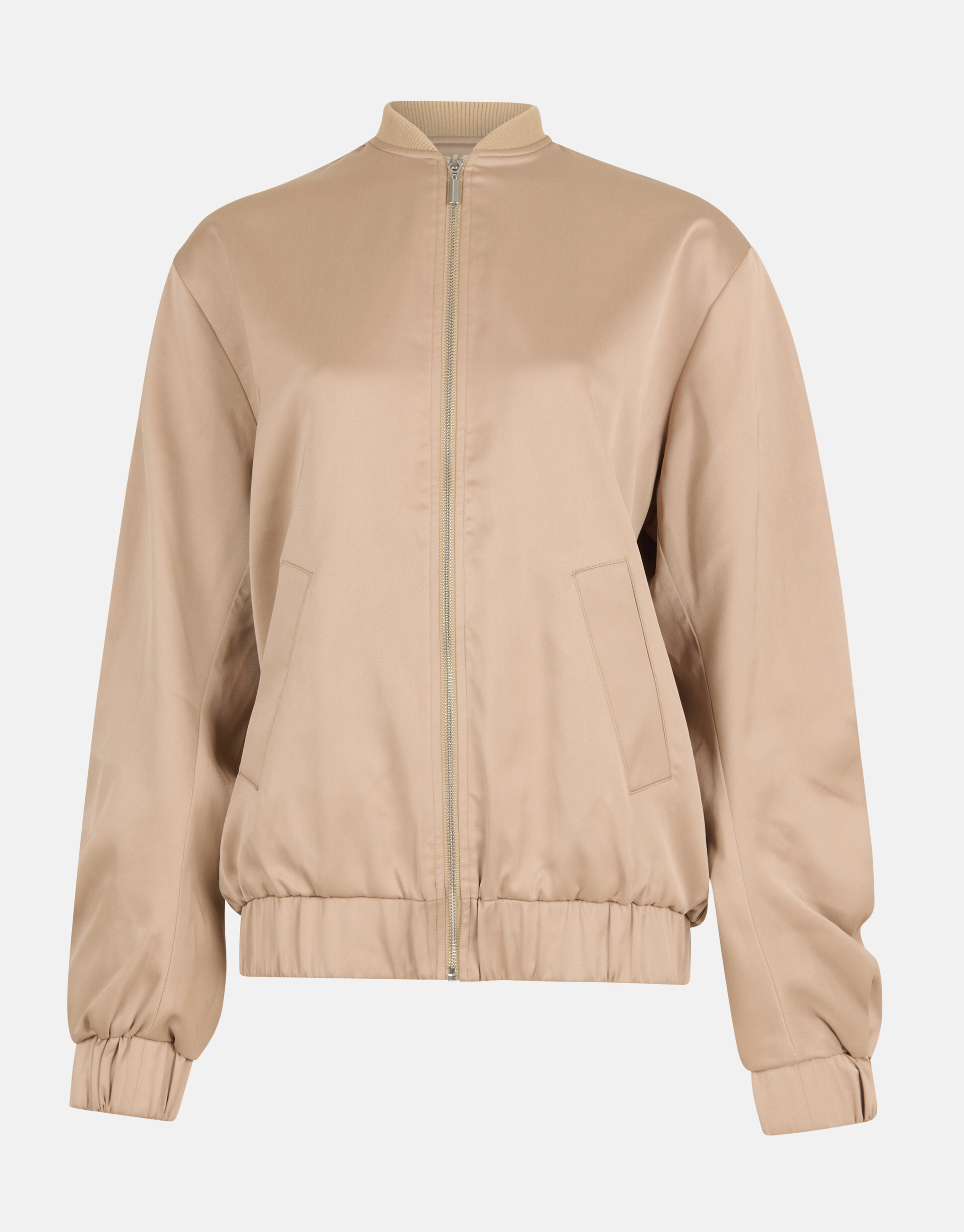 Satijnen Bomberjack Beige SHOEBY WOMEN