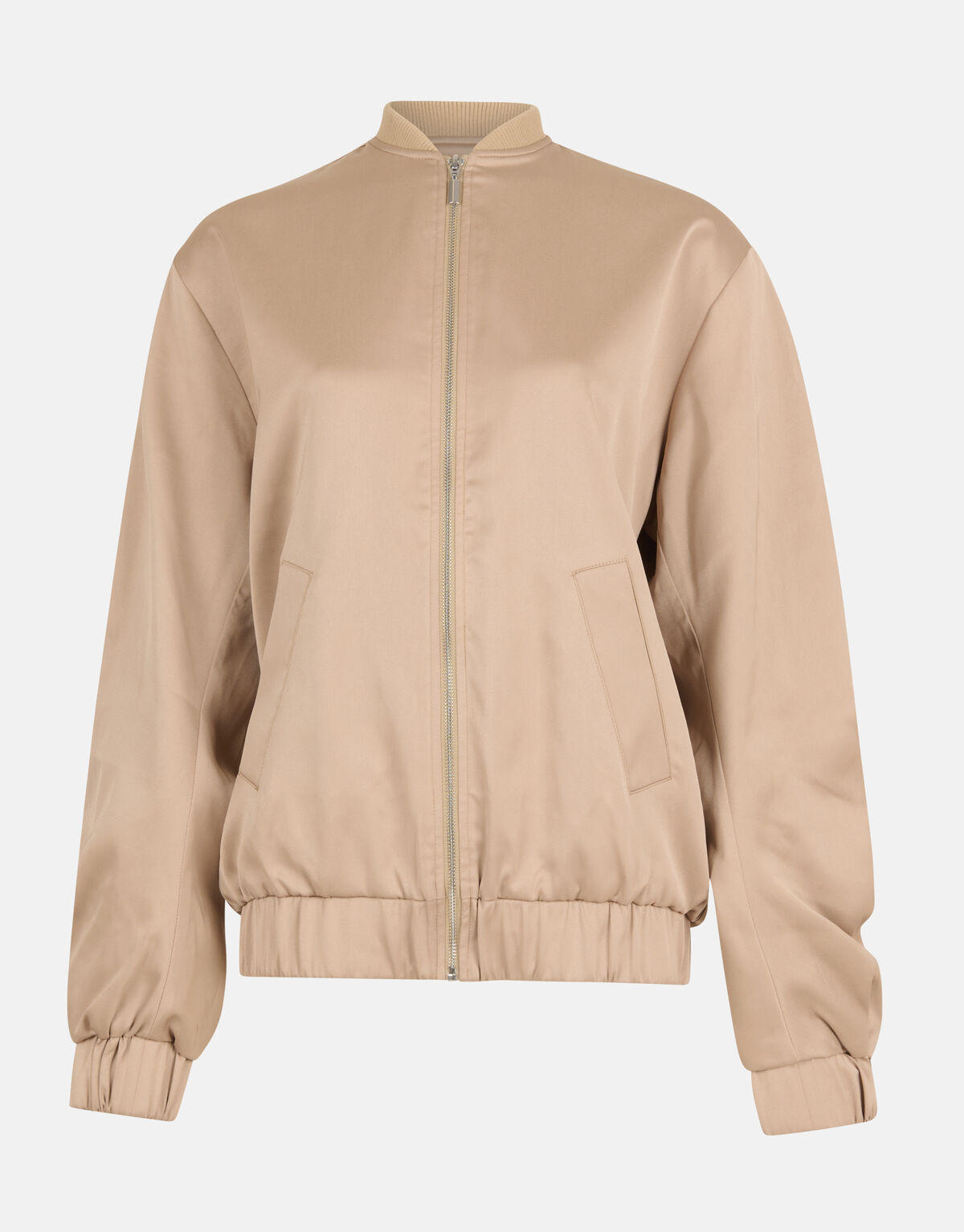 Satijnen Bomberjack Beige SHOEBY WOMEN