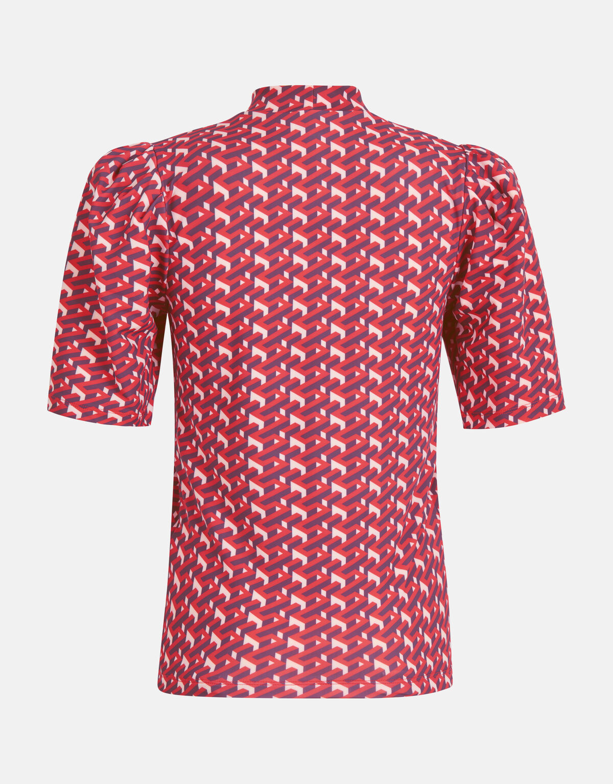 Grafische Travel Top Rood SHOEBY WOMEN