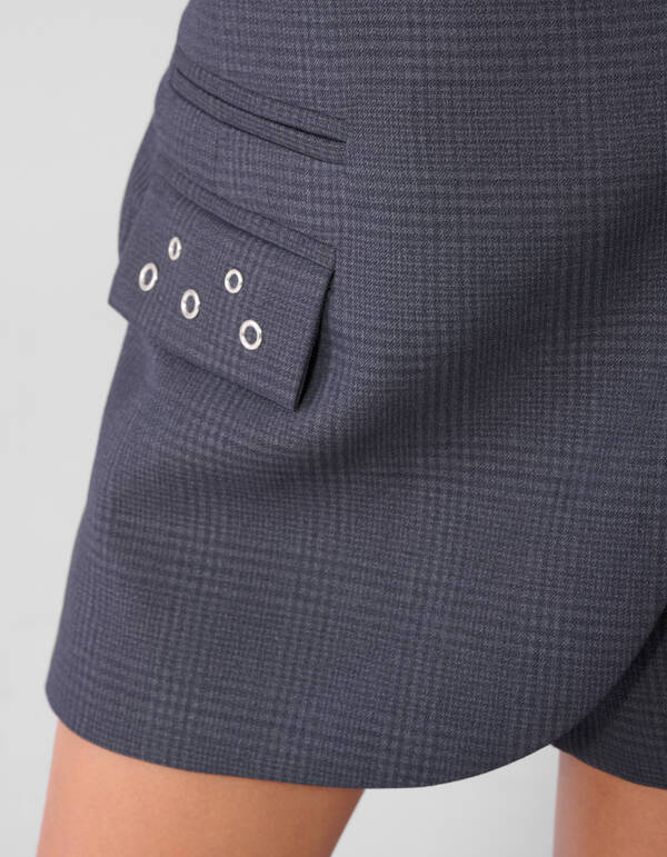 Eyelet Skort Grijs SHOEBY GIRLS