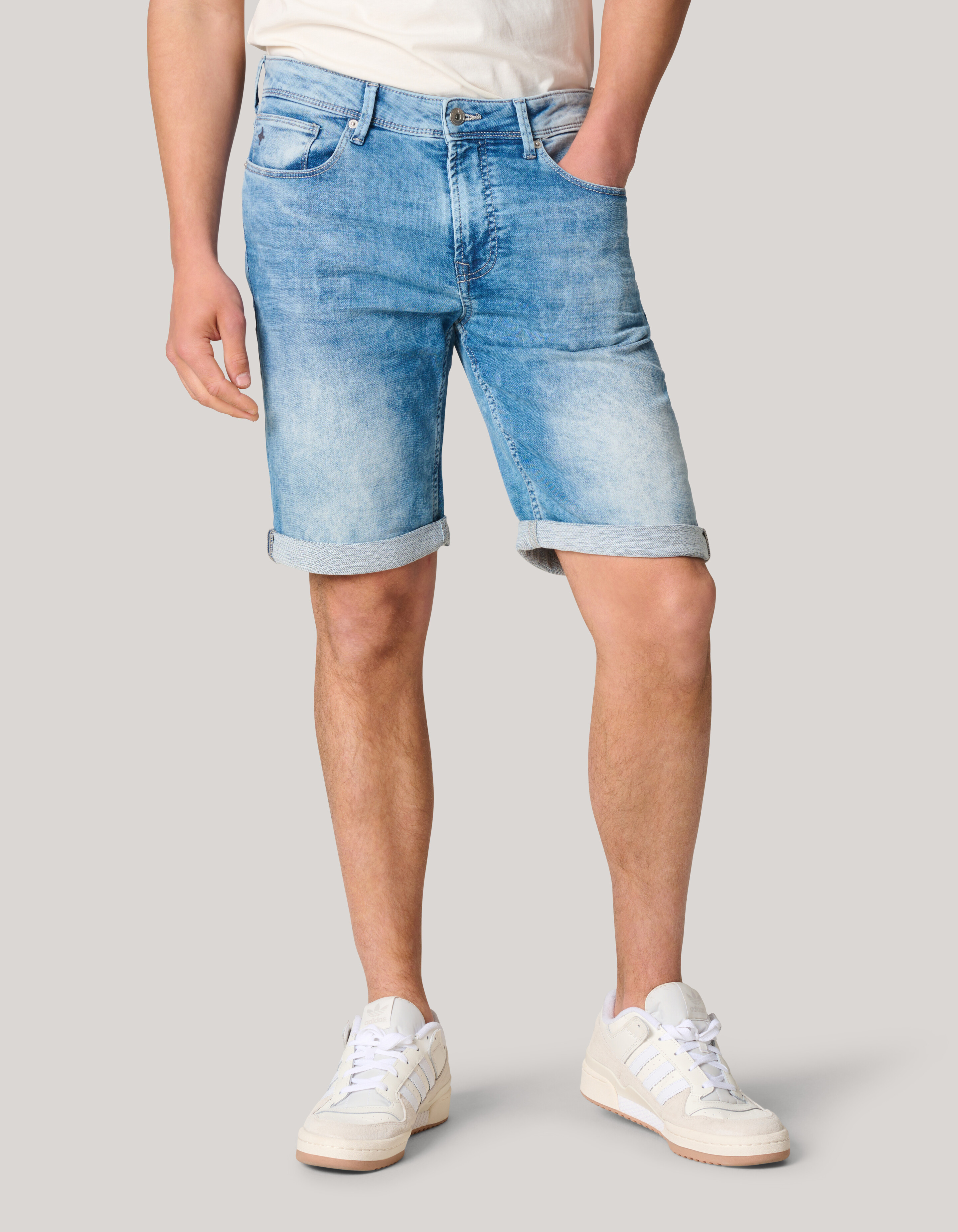 Jog Denim Short Mediumstone SHOEBY MEN