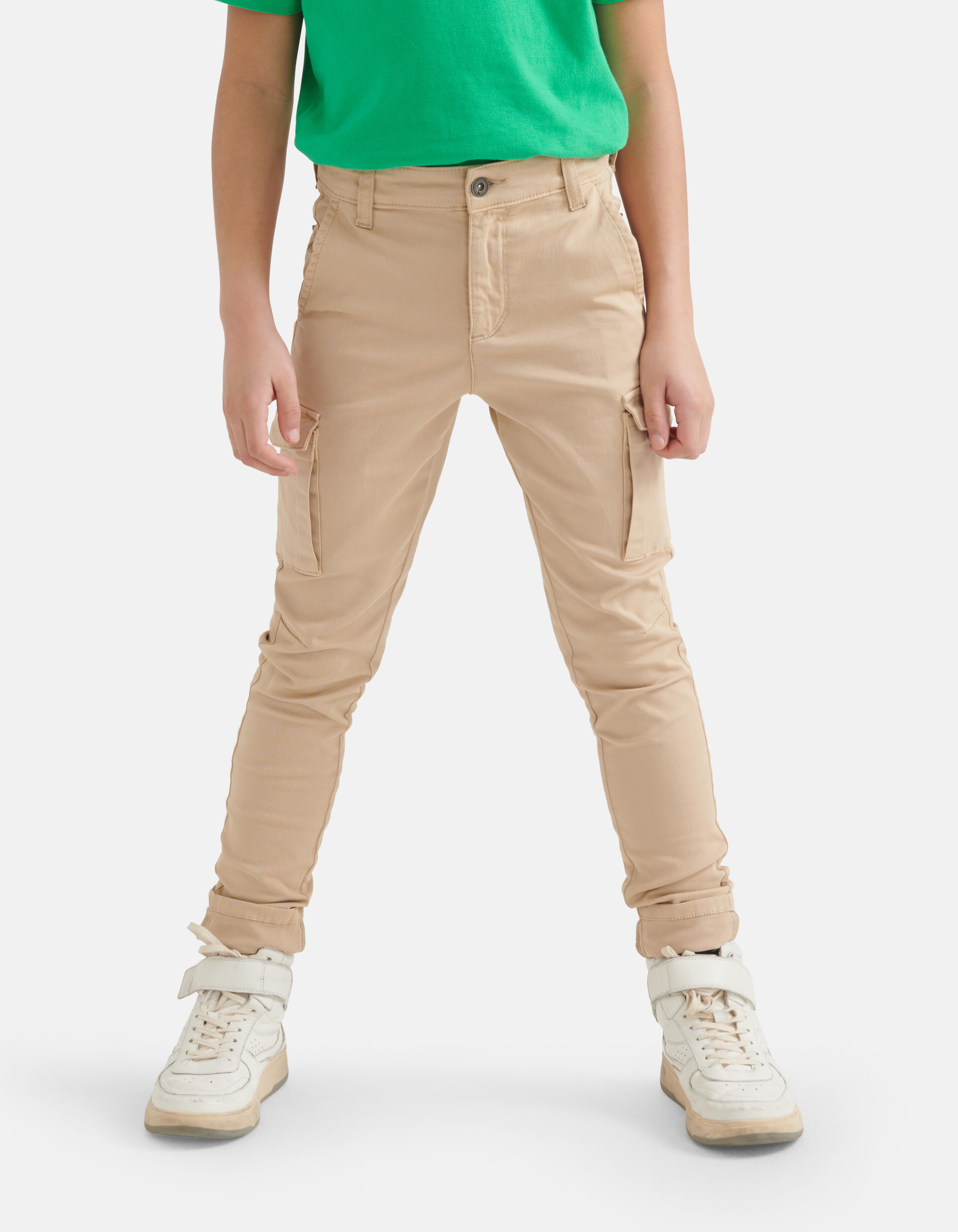Casual Cargo Broek Beige SHOEBY BOYS