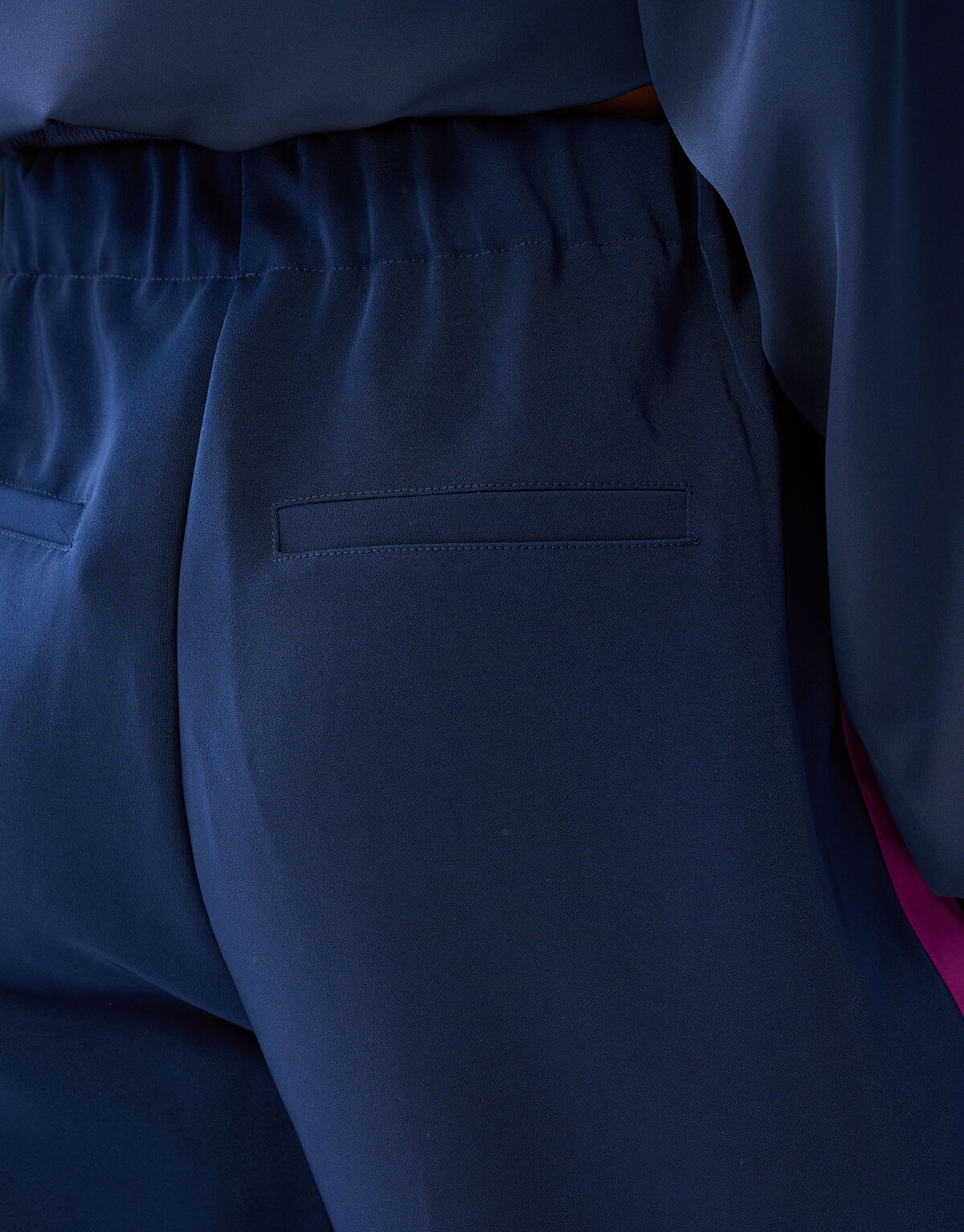 Side Stripe Broek Donkerblauw SHOEBY WOMEN