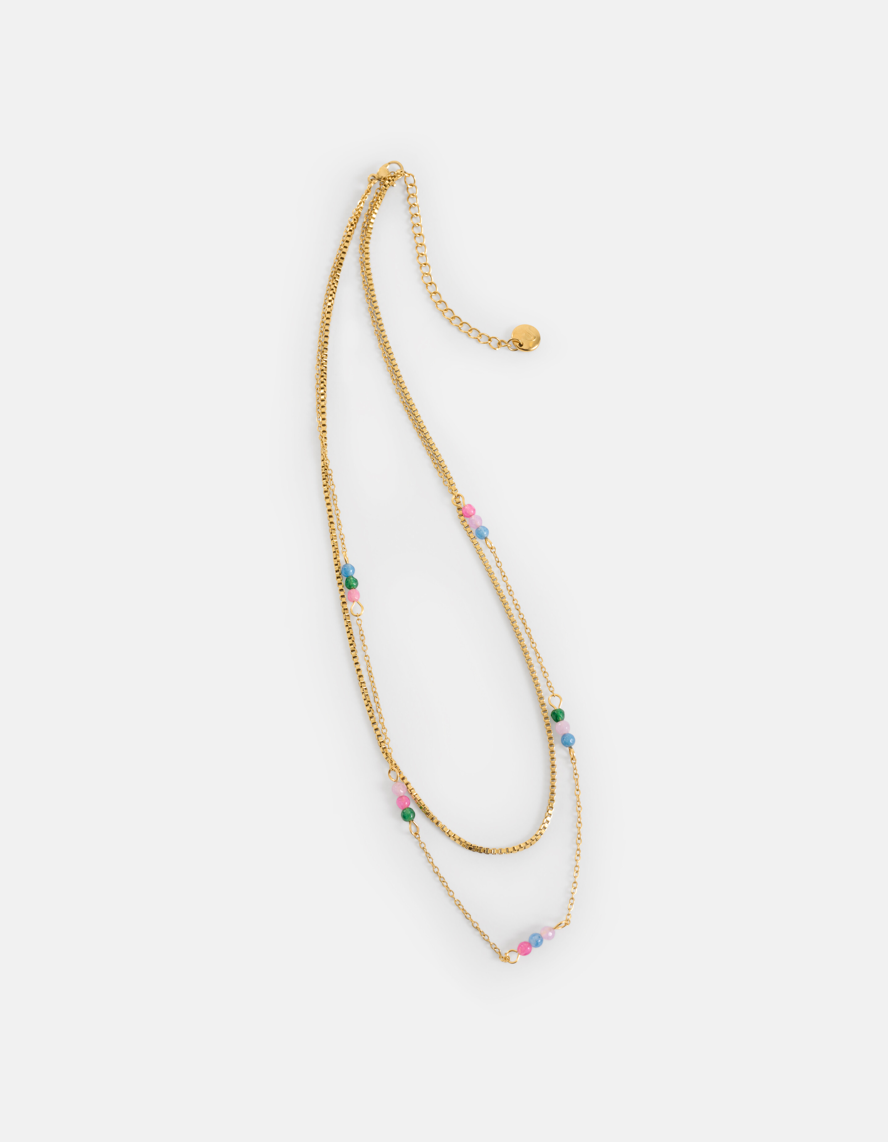 Dubbele Chain Ketting Goud SHOEBY ACCESSOIRES