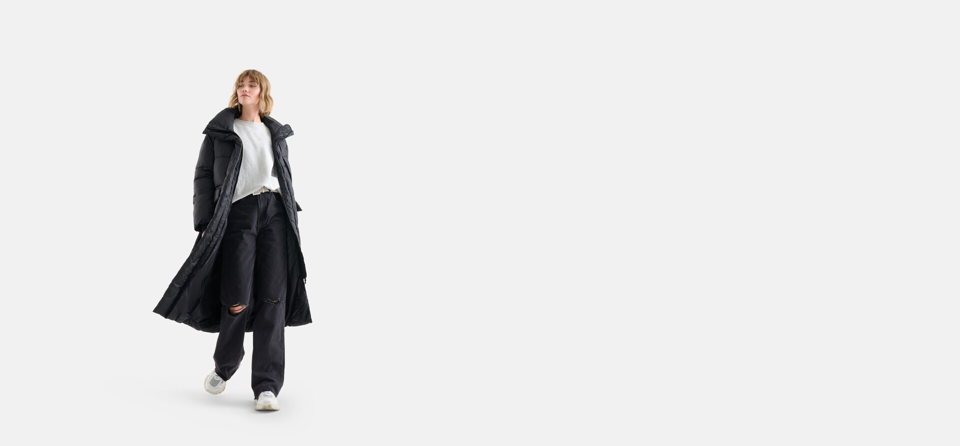 Long Puffer Jas SHOEBY WOMEN