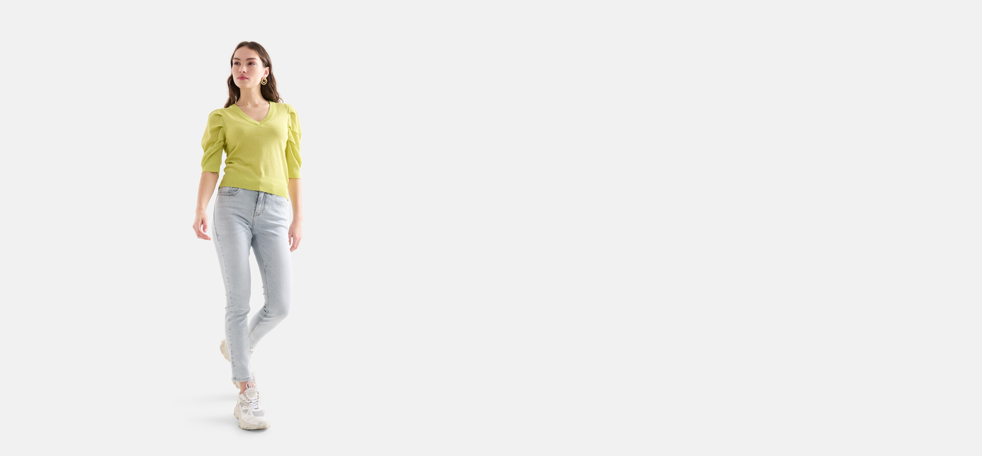 Skinny Jeans Lichtgrijs L28 SHOEBY WOMEN